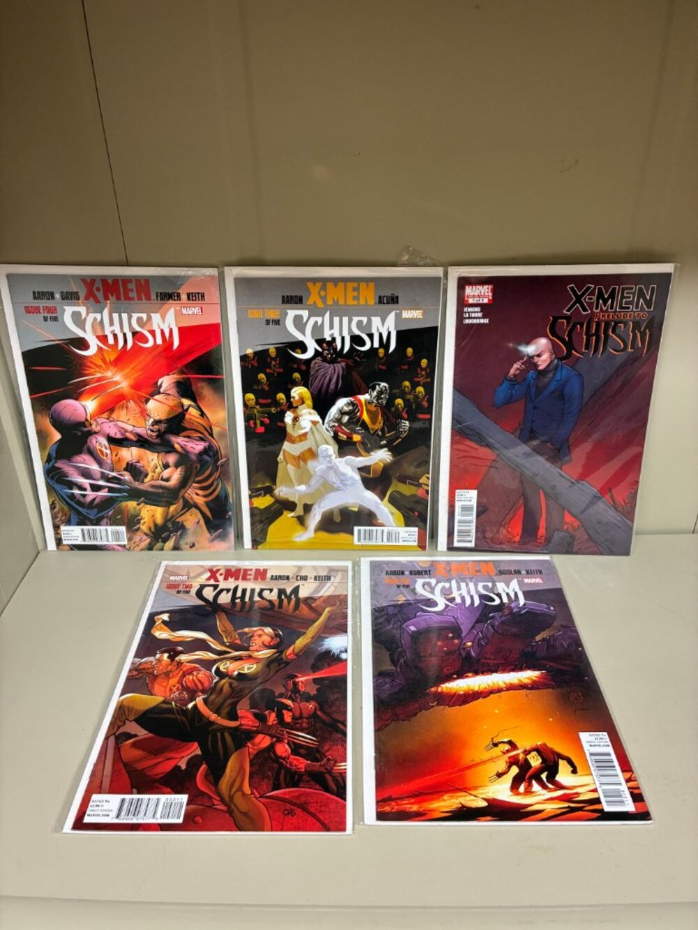 X-Men: Schism Series Bundle (Marvel 2011) Jason Aaron - NM/VF